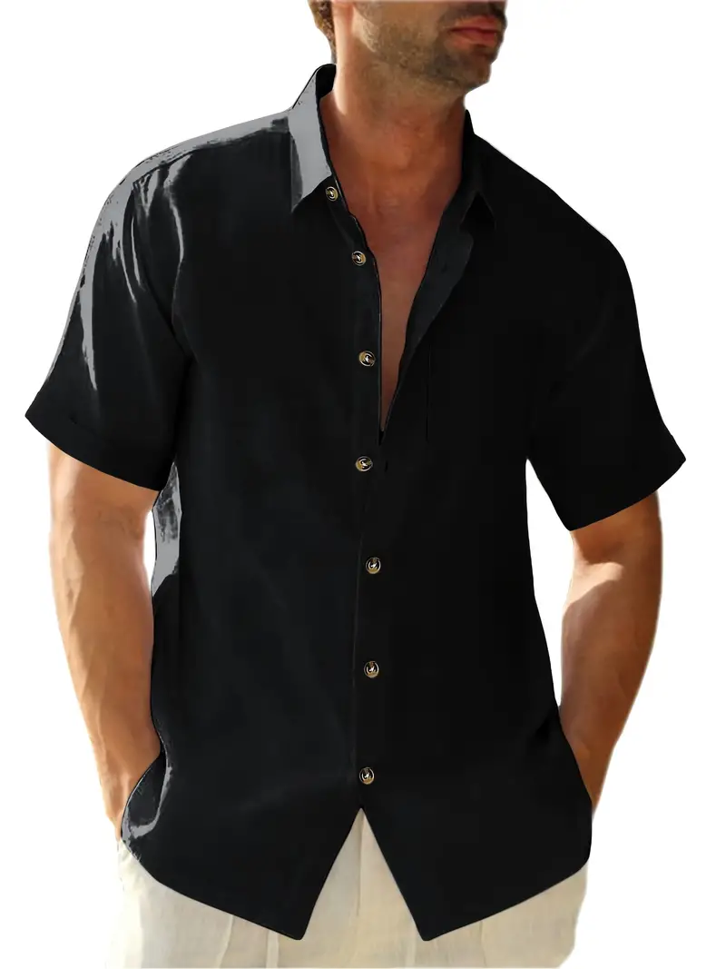 Dougie® | Stylish Short-Sleeved Shirt For Men - Image 33