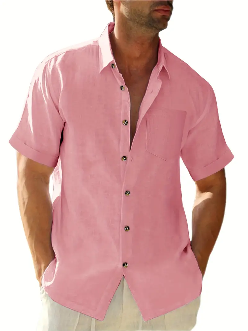 Dougie® | Stylish Short-Sleeved Shirt For Men - Image 34