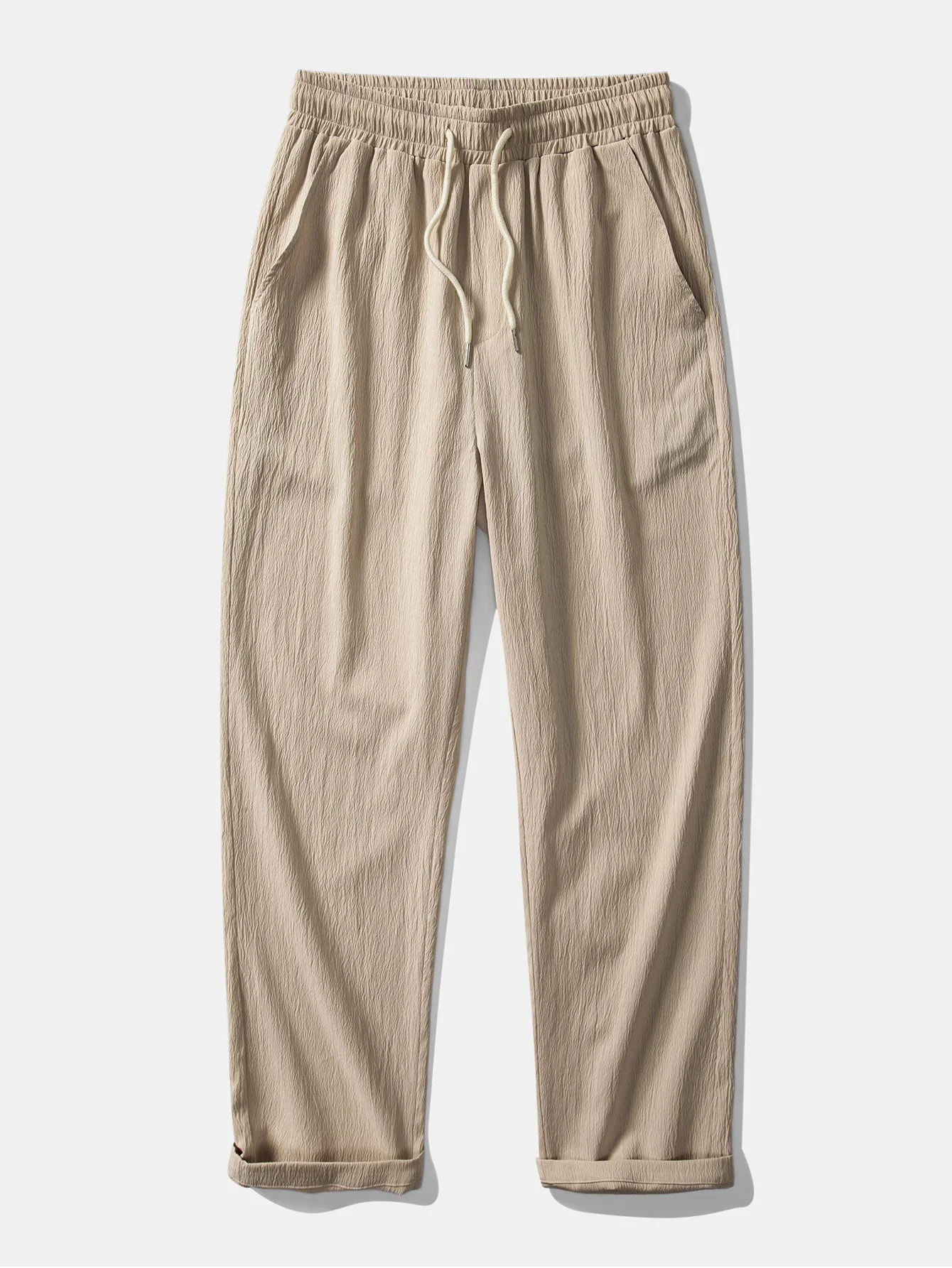 Drake® | Texture Jacquard Cuban Shirt & Wrinkle Textured Straight Leg Pants - Image 11