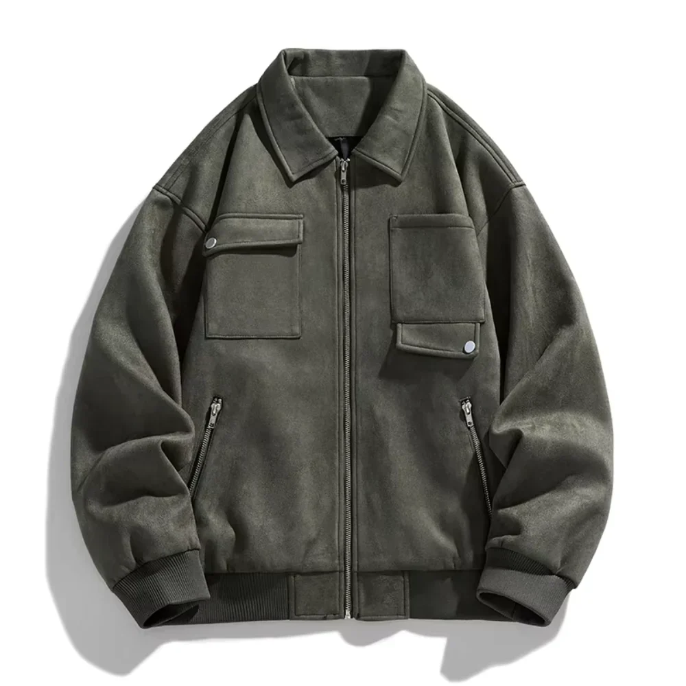 Drew | Carter Suede Cargo Jacket