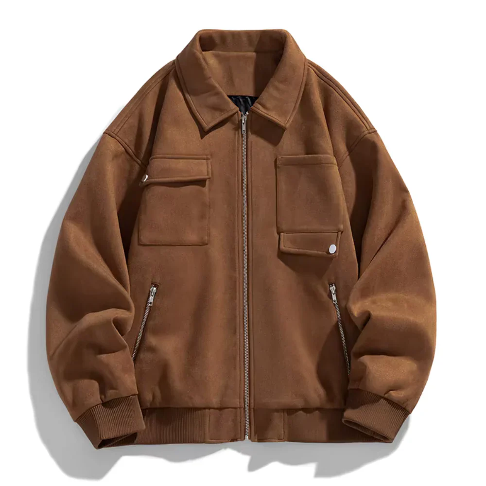 Drew | Carter Suede Cargo Jacket - Image 5