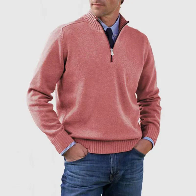 Drusus | Vincenz – Men's half-zip sweater - Image 12