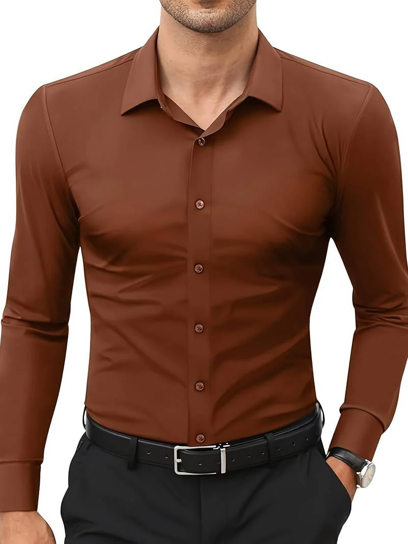 Duncan® | Long-Sleeved Shirt With Buttons For Men - Image 48
