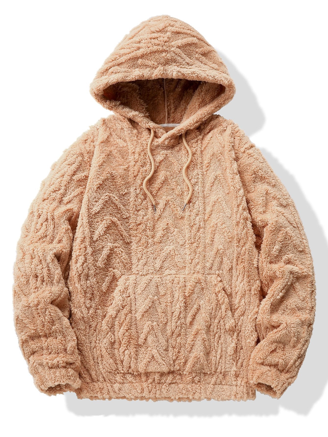 Easton | Geometric Jacquard Teddy Hoodie - Image 5