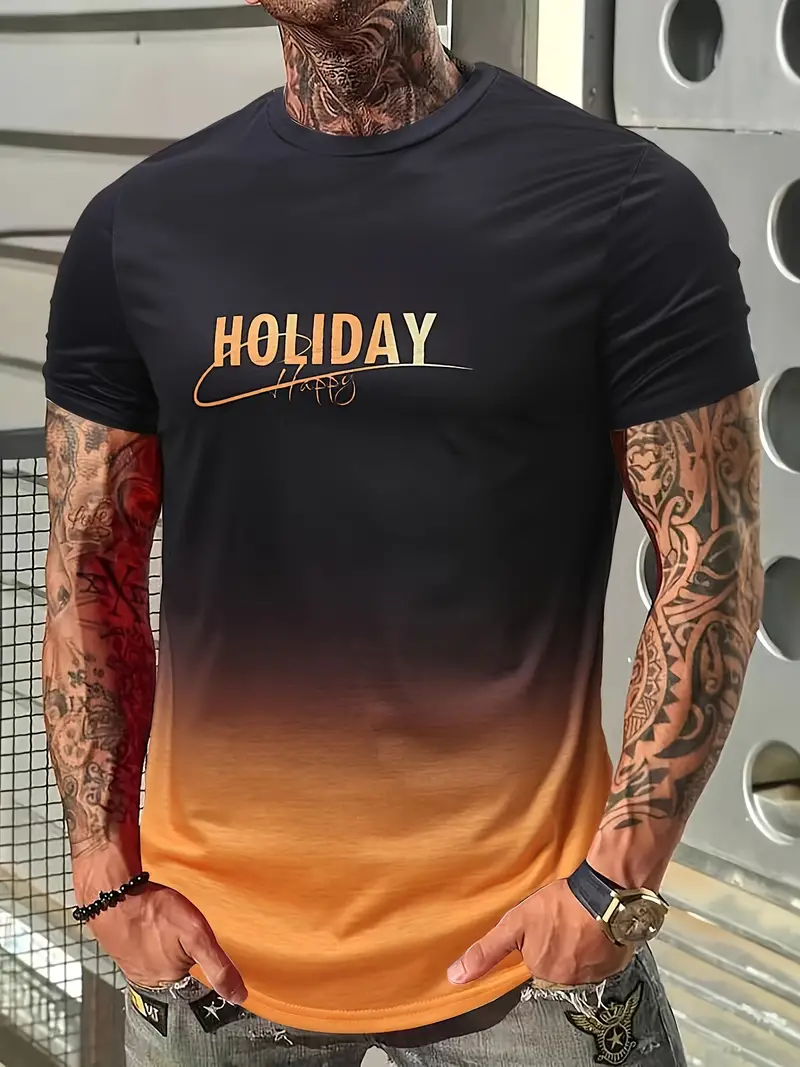 Edgar® | Comfortable T-Shirt With Gradient Graphics For Men - Image 33