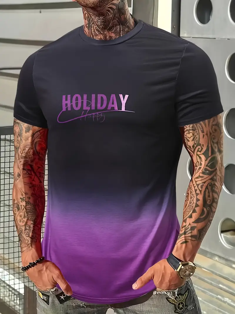 Edgar® | Comfortable T-Shirt With Gradient Graphics For Men - Image 35