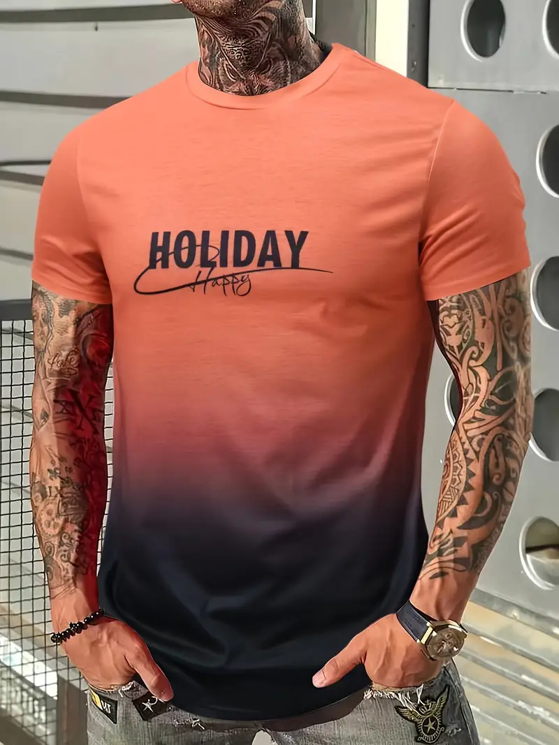 Edgar® | Comfortable T-Shirt With Gradient Graphics For Men - Image 37
