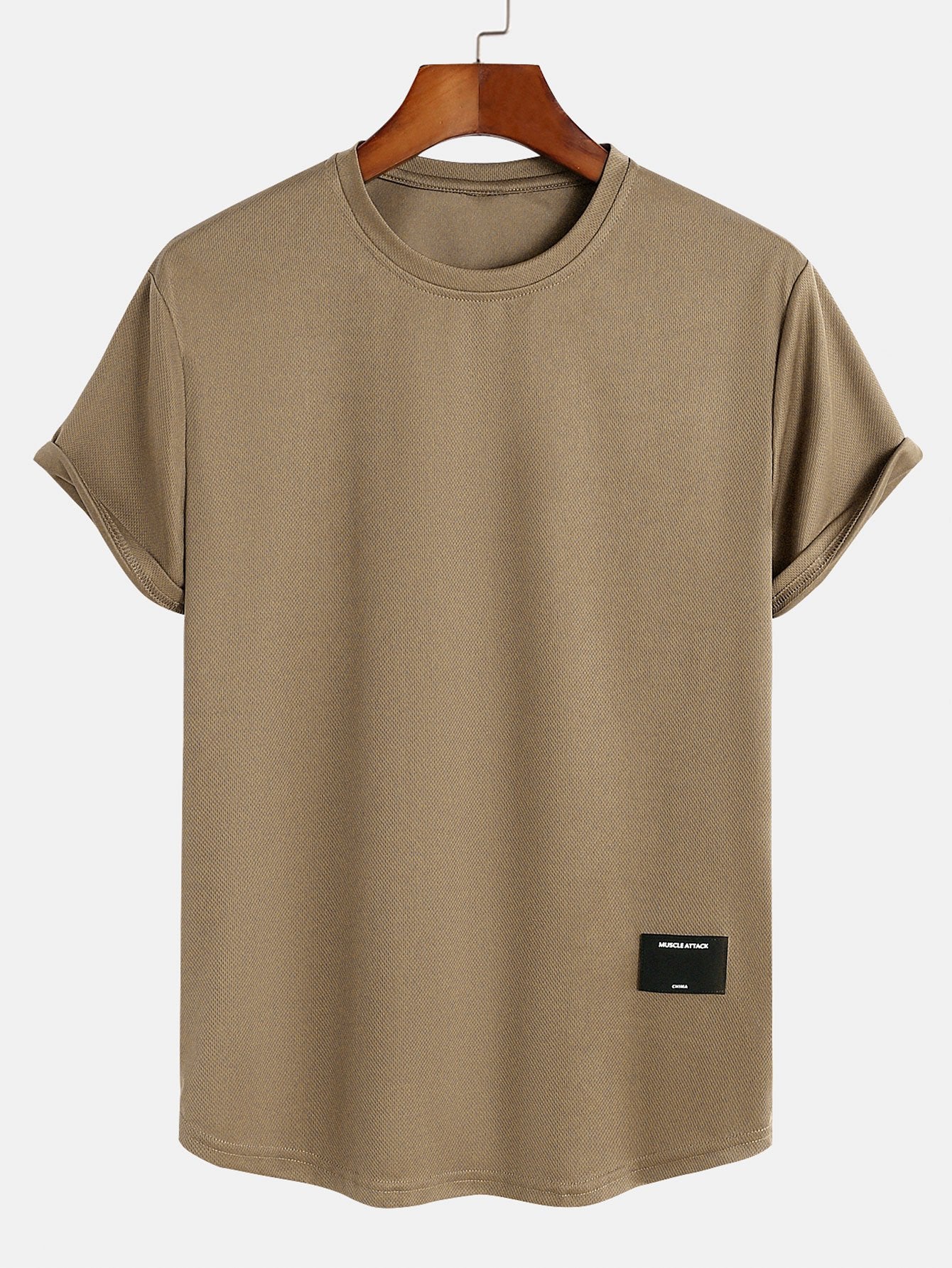 Edgar® | Muscle Fit Arc Hem Mesh T-Shirt