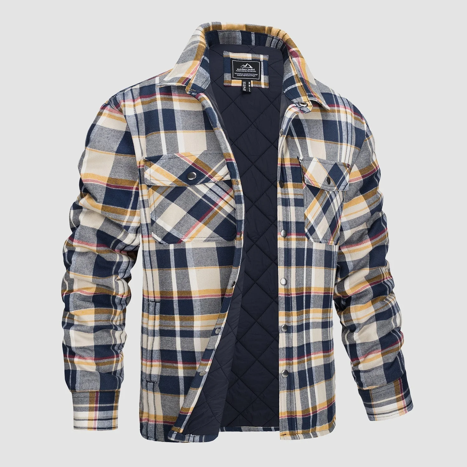 Edward® | Versatile design checked bomber jacket - Image 4