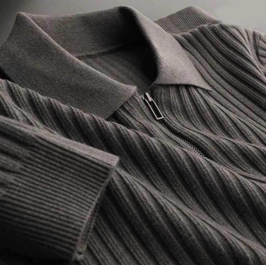 Efrén® | Men'S Long-Sleeved Polo Shirt - Image 5