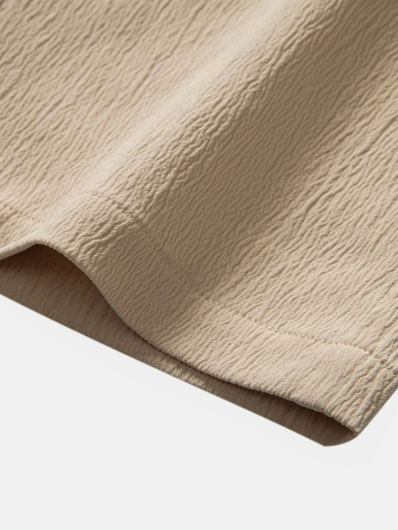 Eli® | Short Sleeve V Neck Linen Rayon Blend Shirt & Wrinkle Textured Straight Leg Pants - Image 24