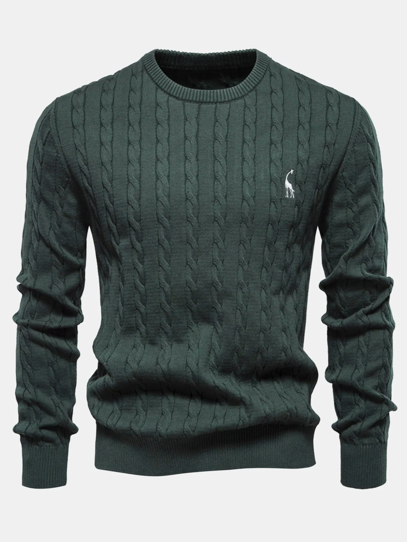 Elías® | Giraffe Embroidery Twist Jacquard Sweater - Image 3