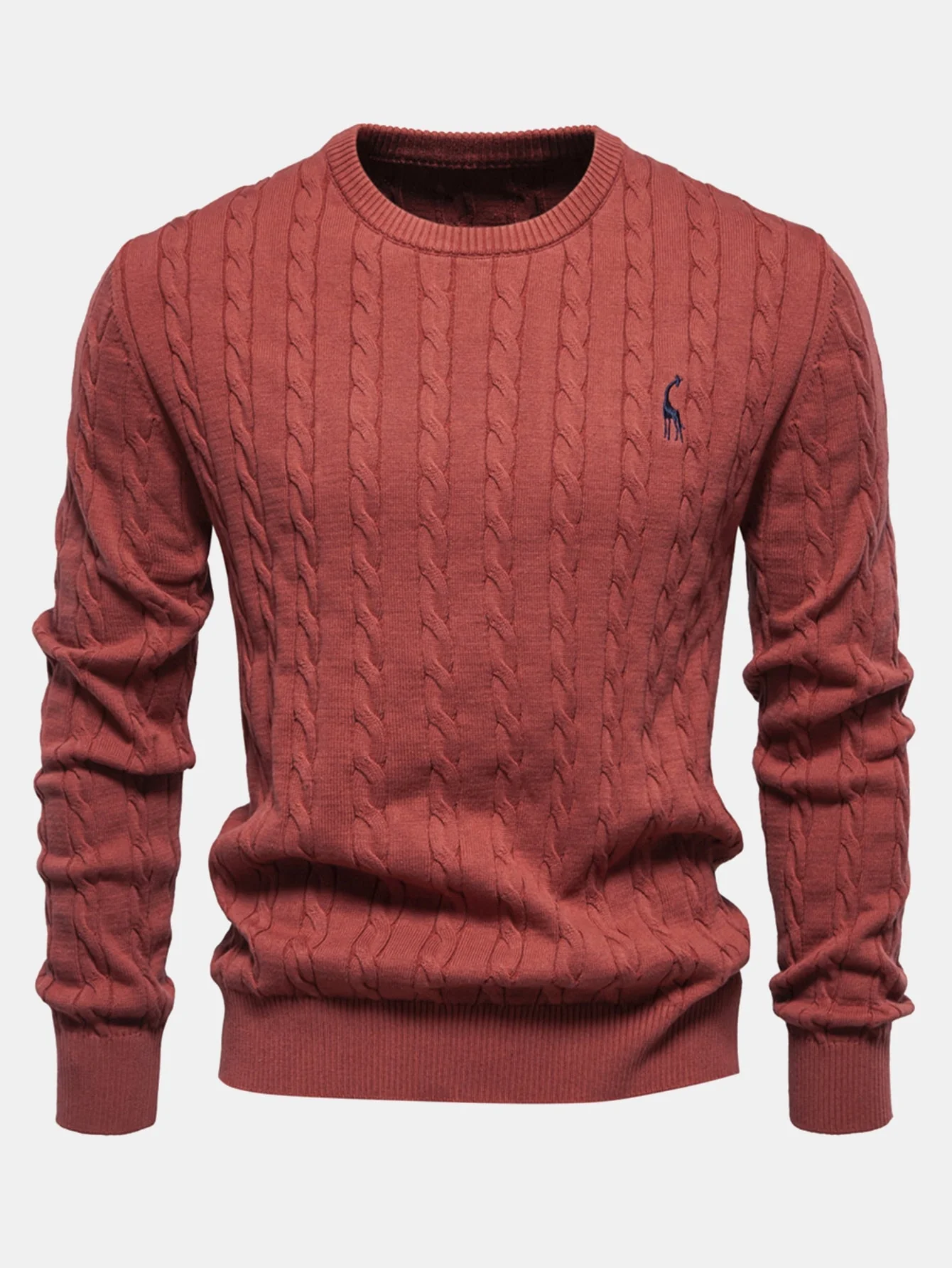 Elías® | Giraffe Embroidery Twist Jacquard Sweater - Image 9