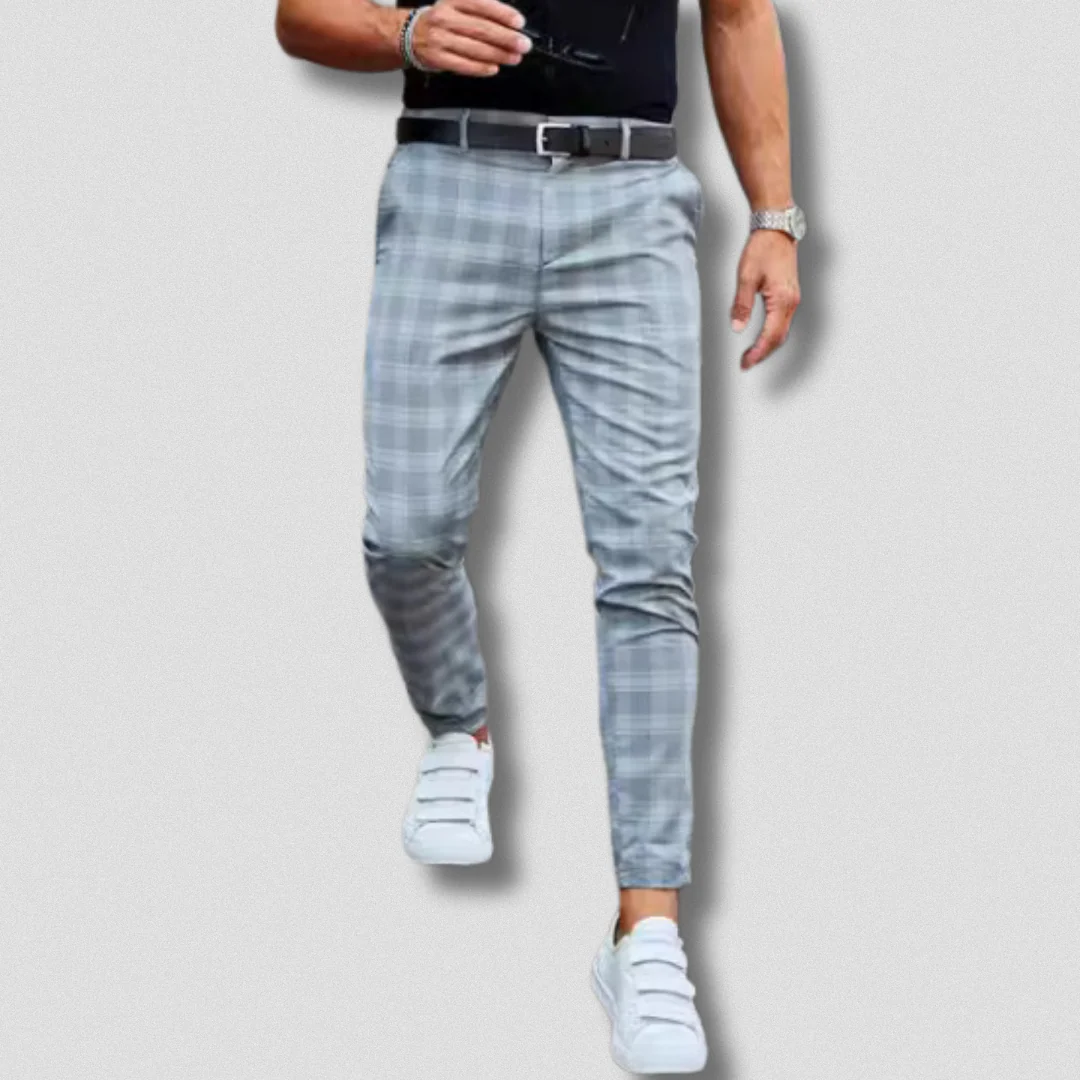Elijah® | Premium Trousers With Checked Pattern