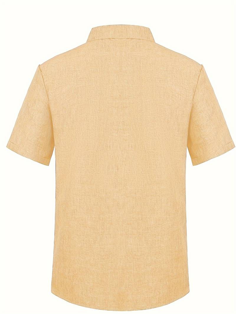 Elliot® | Stylish, Buttoned Short-Sleeved Shirt For Men - Image 9