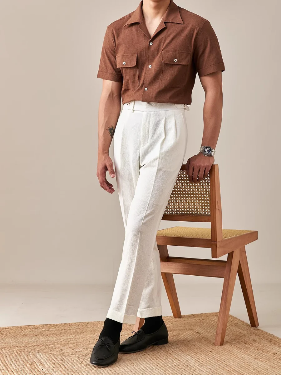 Elroy® | Seersucker Short Sleeve Shirt - Image 4