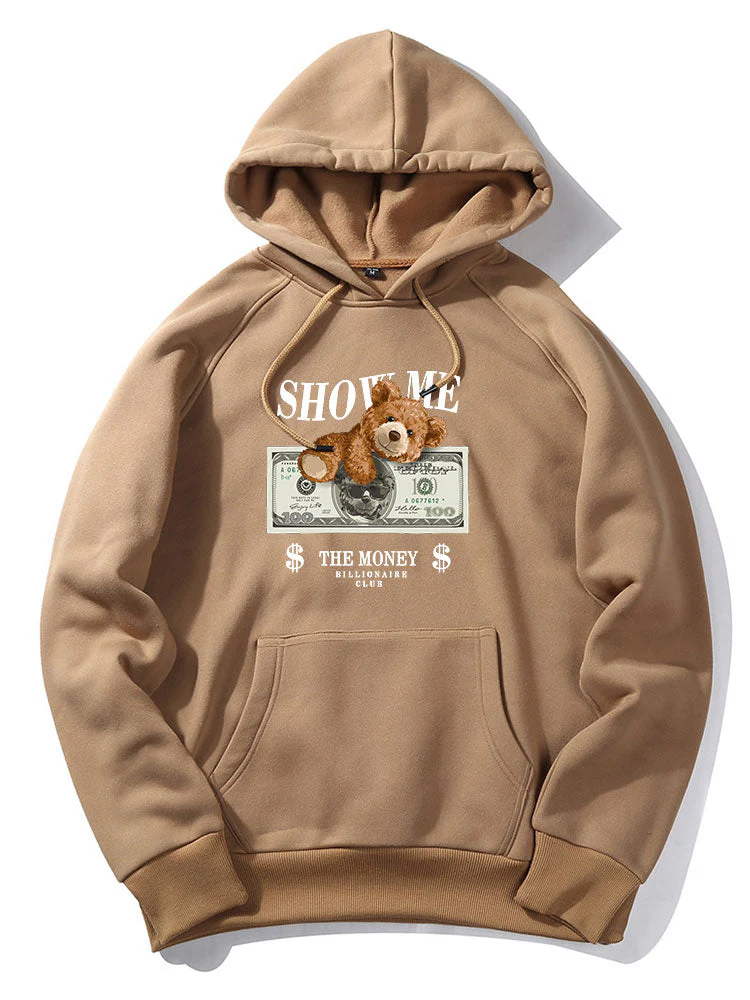 Elvis | Money Bear Print Hoodie - Image 12
