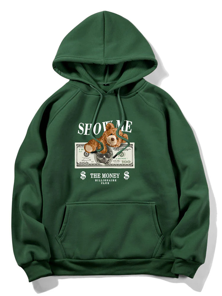 Elvis | Money Bear Print Hoodie - Image 17