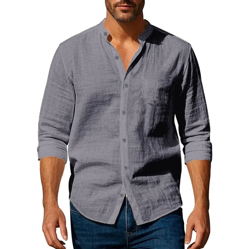 Emilio® | Cotton/Linen Summer Shirt - Image 4
