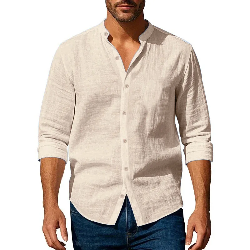 Emilio® | Cotton/Linen Summer Shirt - Image 6