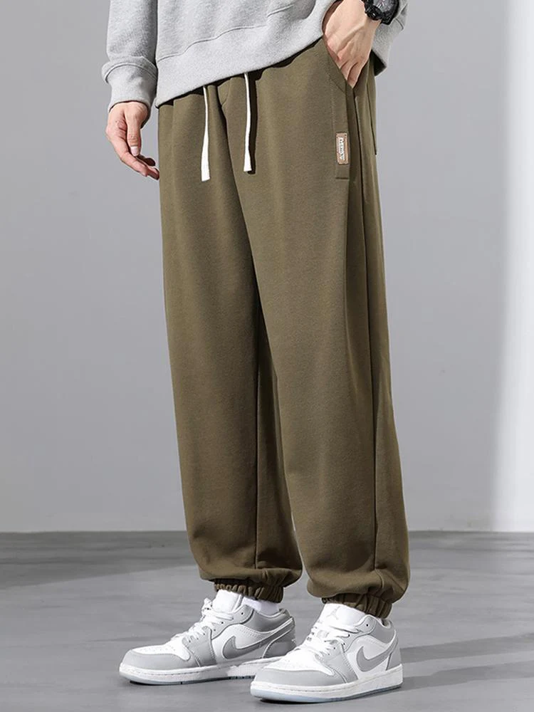 Emilio® | Drawstring Cotton Jogging Pants - Image 4