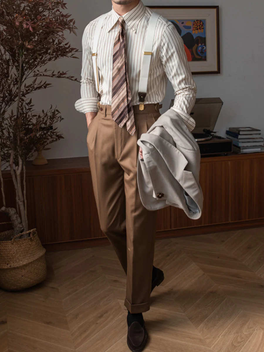 Ennis® | Premium Men'S Striped Business Shirt With Long Sleeves - Image 3