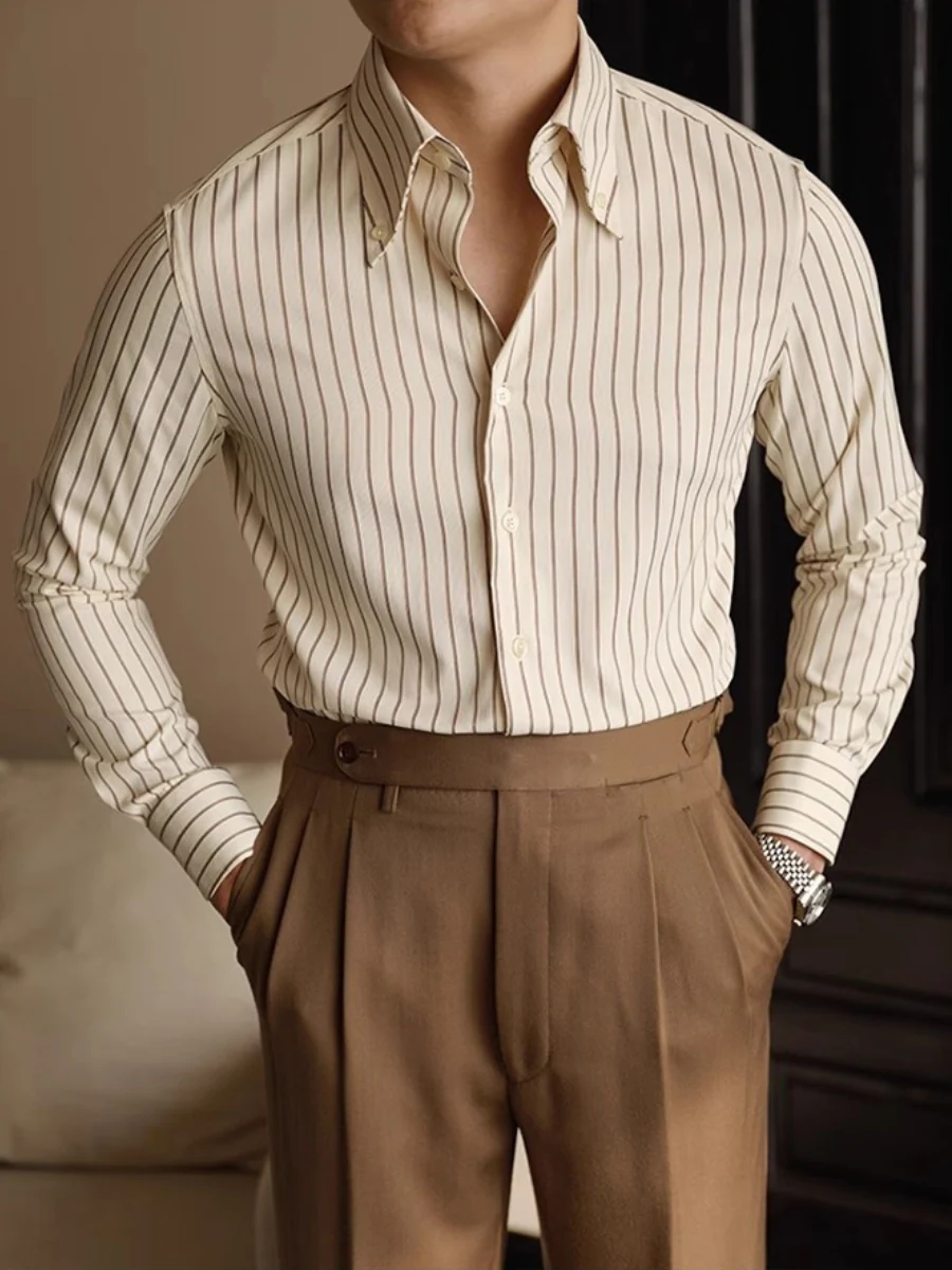 Ennis® | Premium Men'S Striped Business Shirt With Long Sleeves - Image 7
