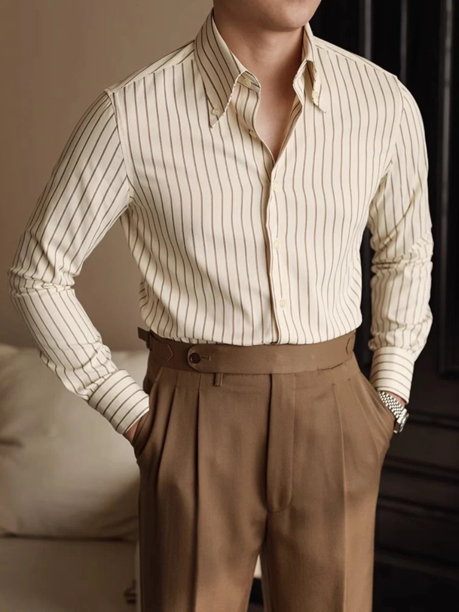 Ennis® | Premium Men'S Striped Business Shirt With Long Sleeves - Image 8