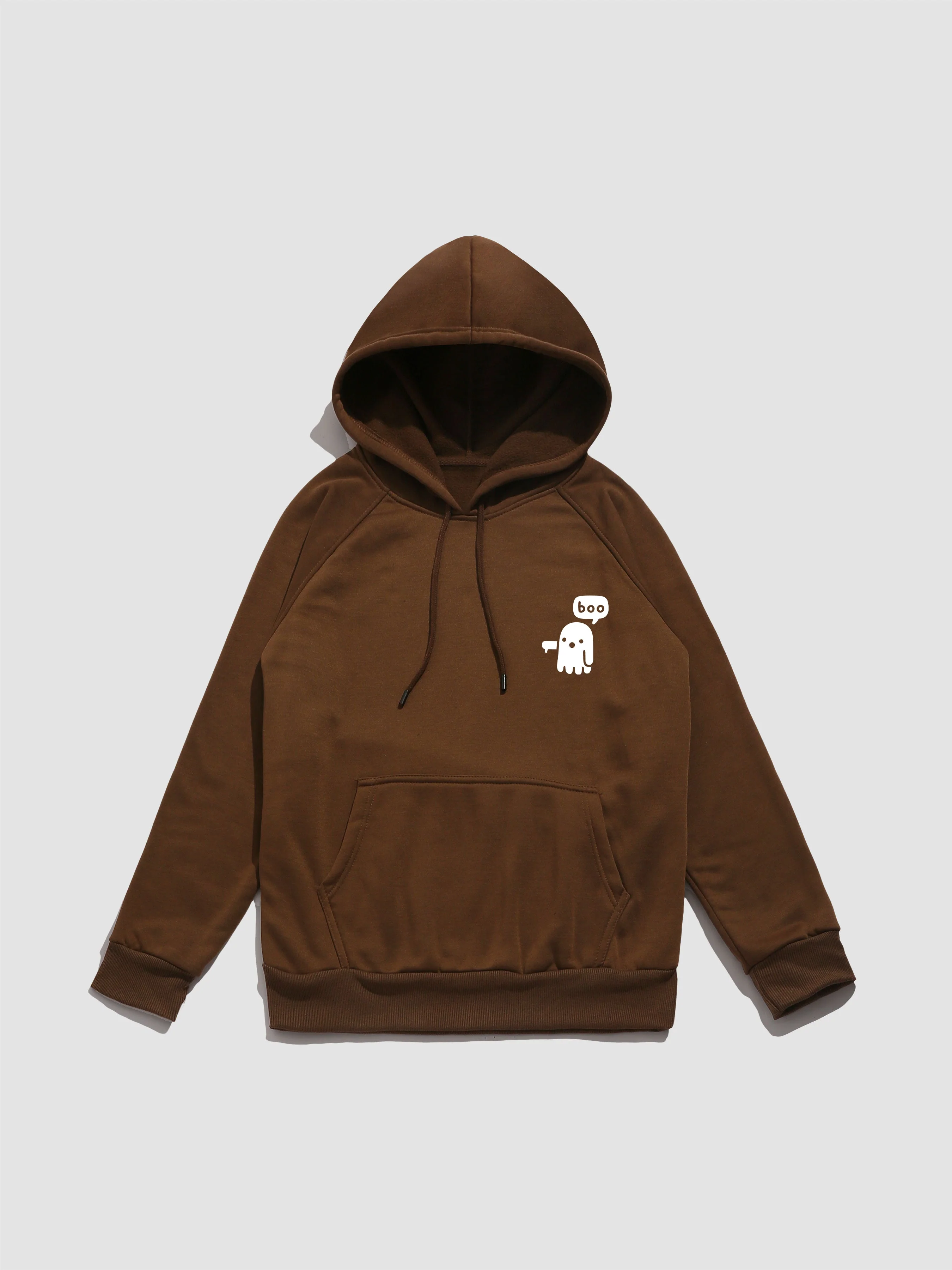 Enzo | Cartoon Ghost Print Hoodie - Image 2