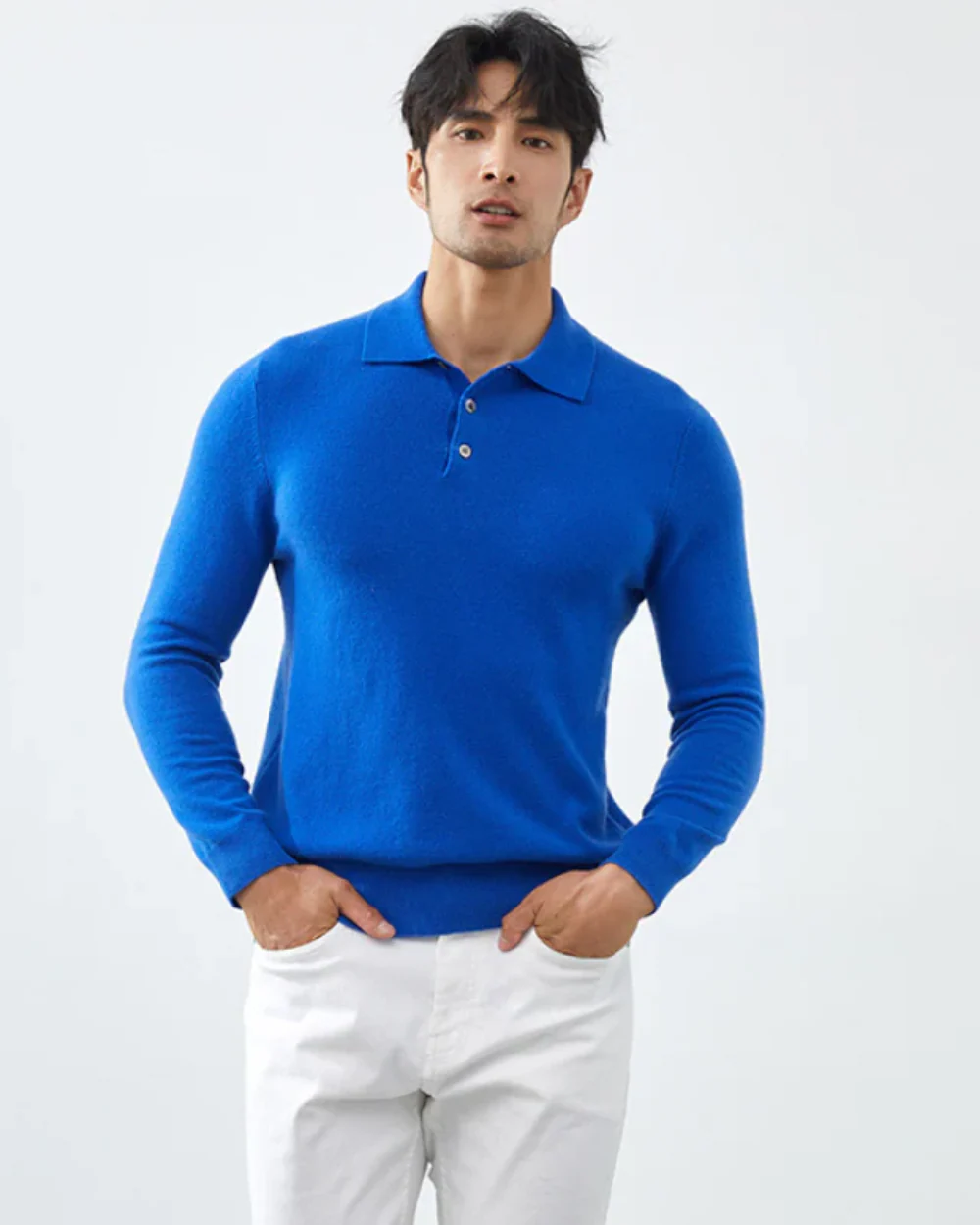 Enzo | Ponza Cashmere Polo Sweater - Image 10