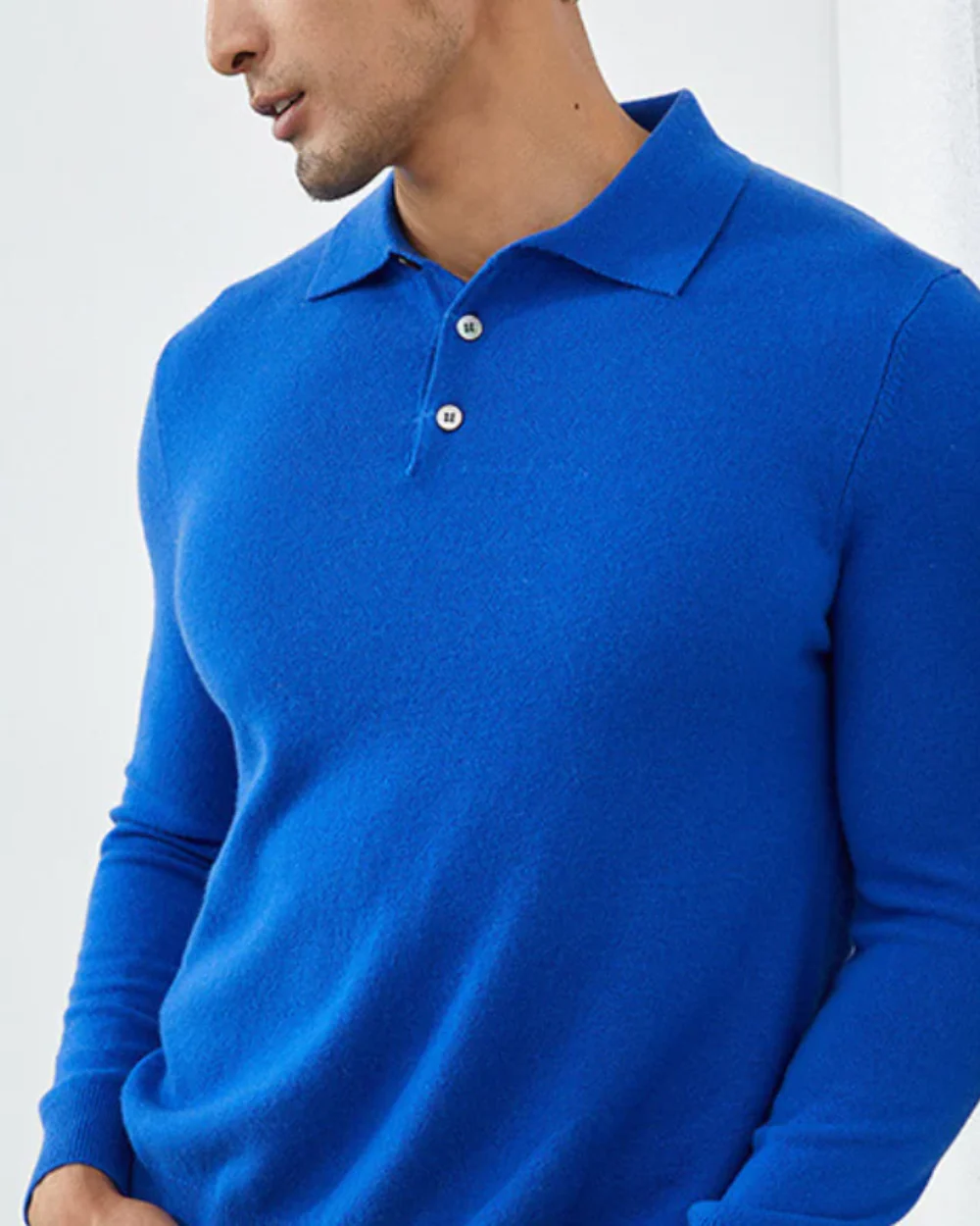 Enzo | Ponza Cashmere Polo Sweater - Image 11