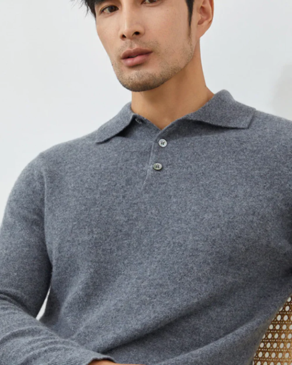 Enzo | Ponza Cashmere Polo Sweater - Image 14