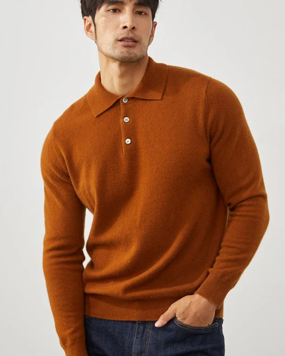 Enzo | Ponza Cashmere Polo Sweater - Image 8