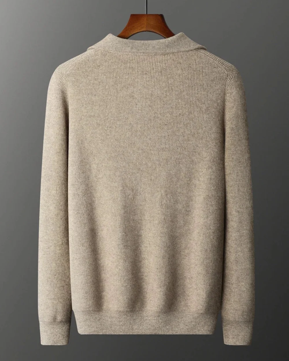 Erik | Portofino Cashmere Half Zip Sweater - Image 2