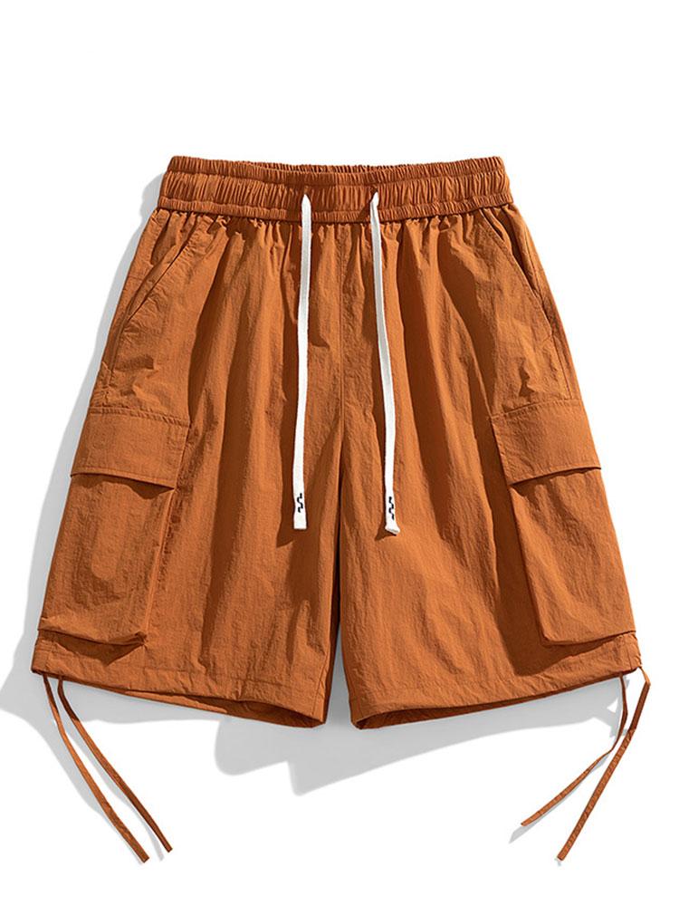 Esteban® | Drawstring Hem Cargo Shorts - Image 5