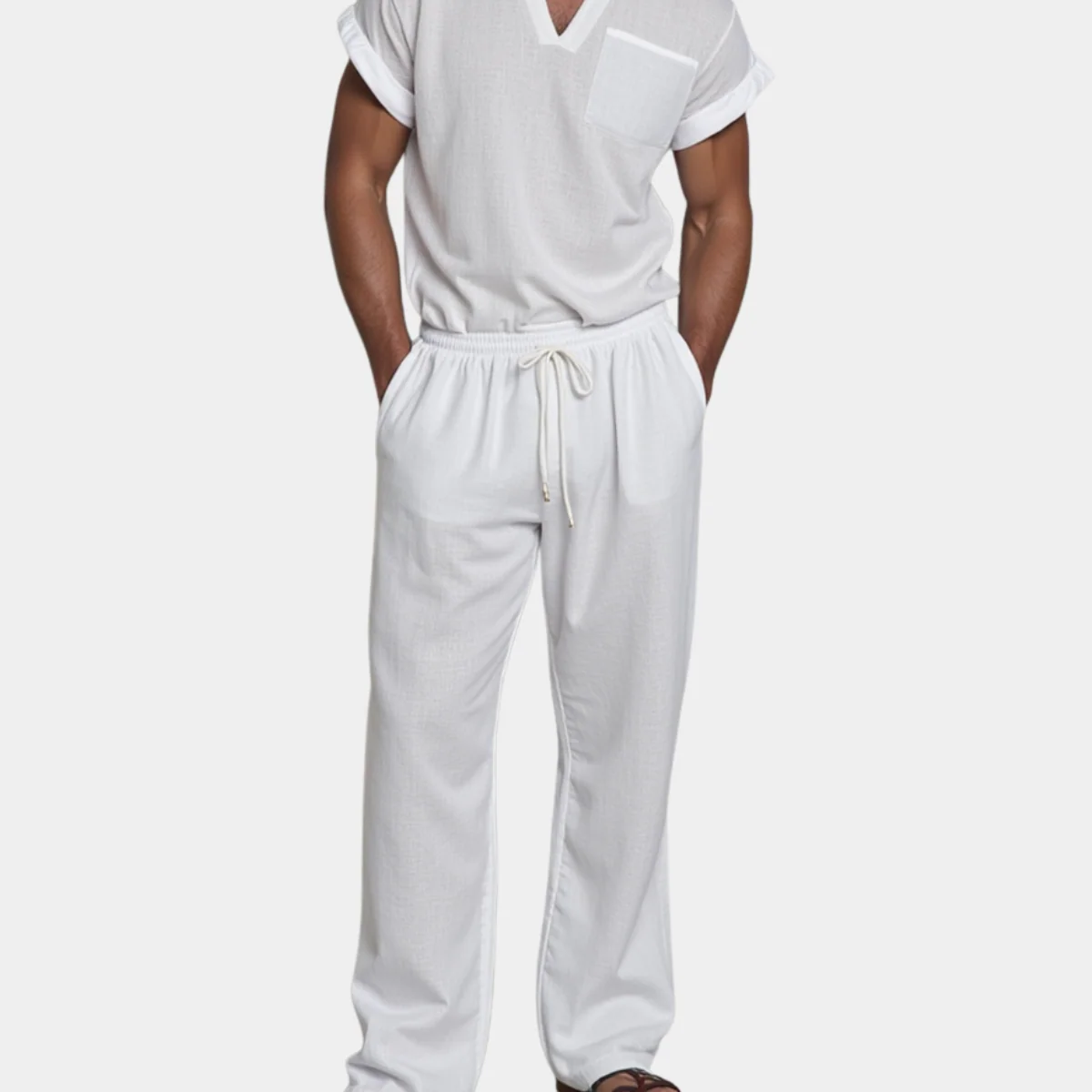Ethan® | Lightweight Linen Trousers