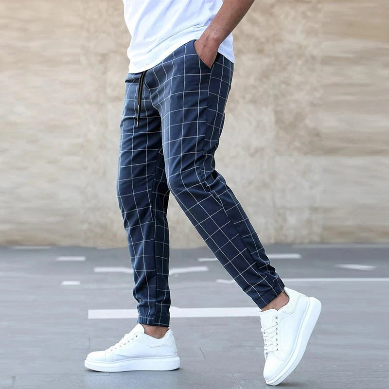 Evan® | Men'S Checked Jogger Pants - Image 4