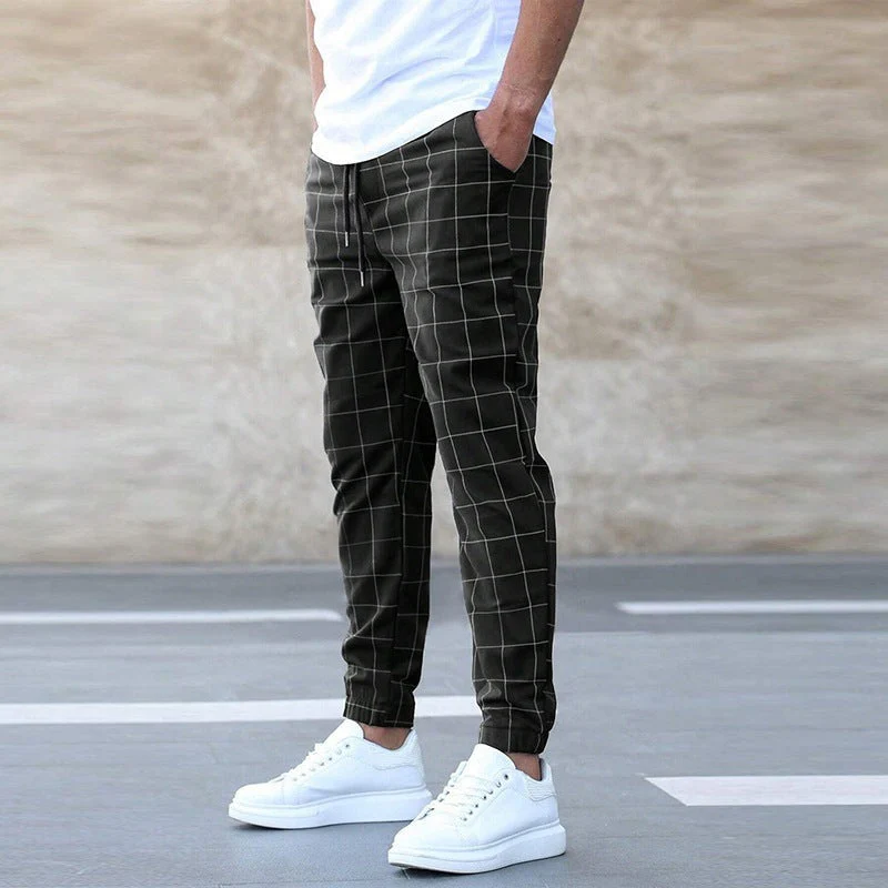 Evan® | Men'S Checked Jogger Pants - Image 5