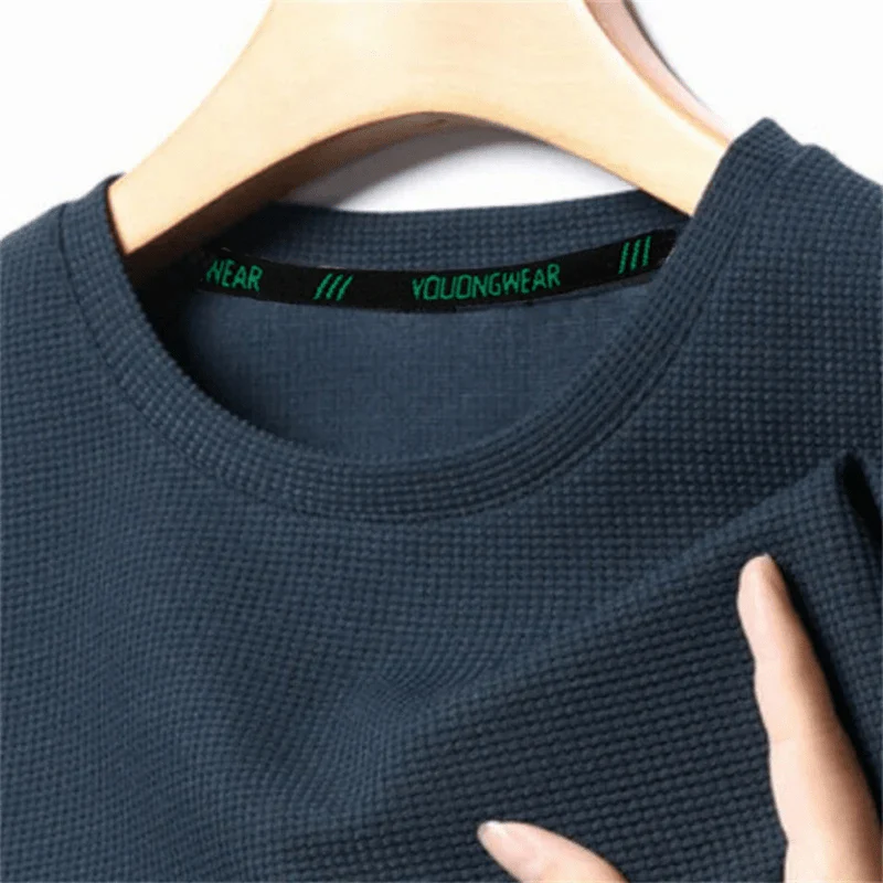 Ezekiel | Men Waffle Knit T-Shirt – Breathable - 4 Season Comfort - Image 10