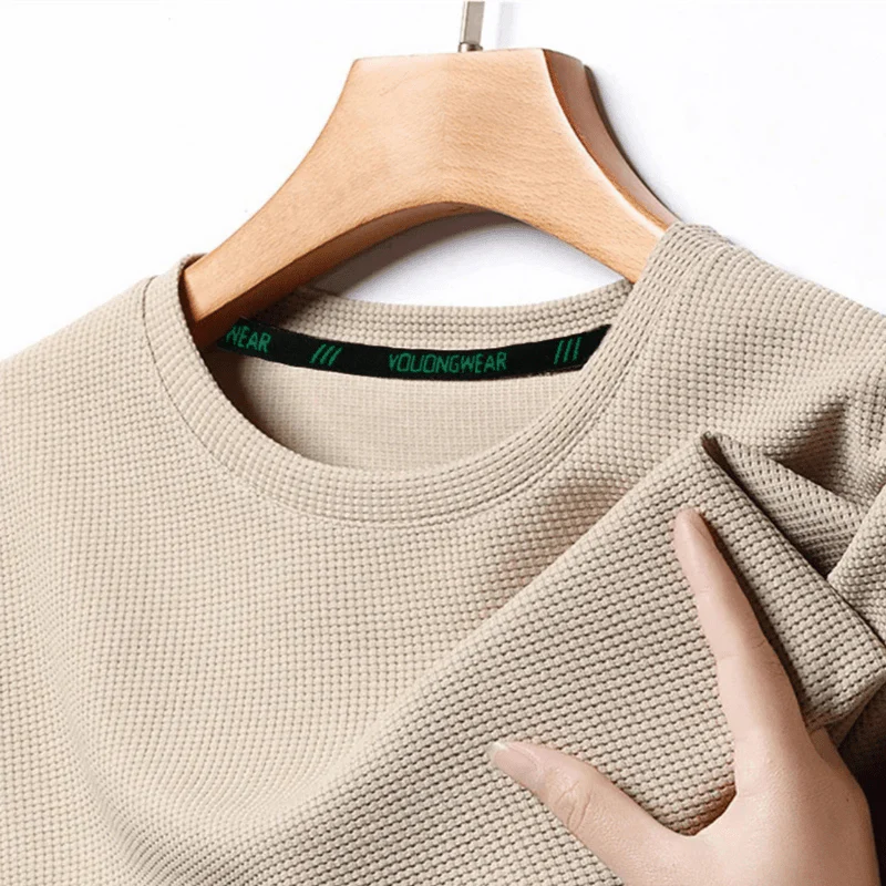 Ezekiel | Men Waffle Knit T-Shirt – Breathable - 4 Season Comfort - Image 4