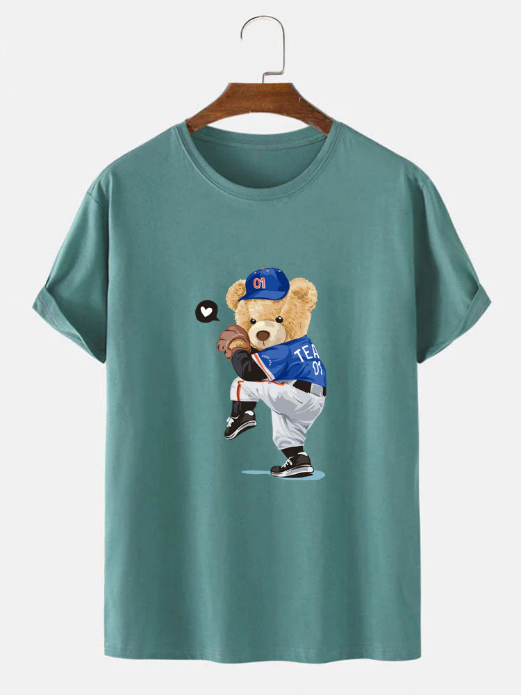 Ezequiel® | Baseball Bear Bear Print T-Shirt - Image 10
