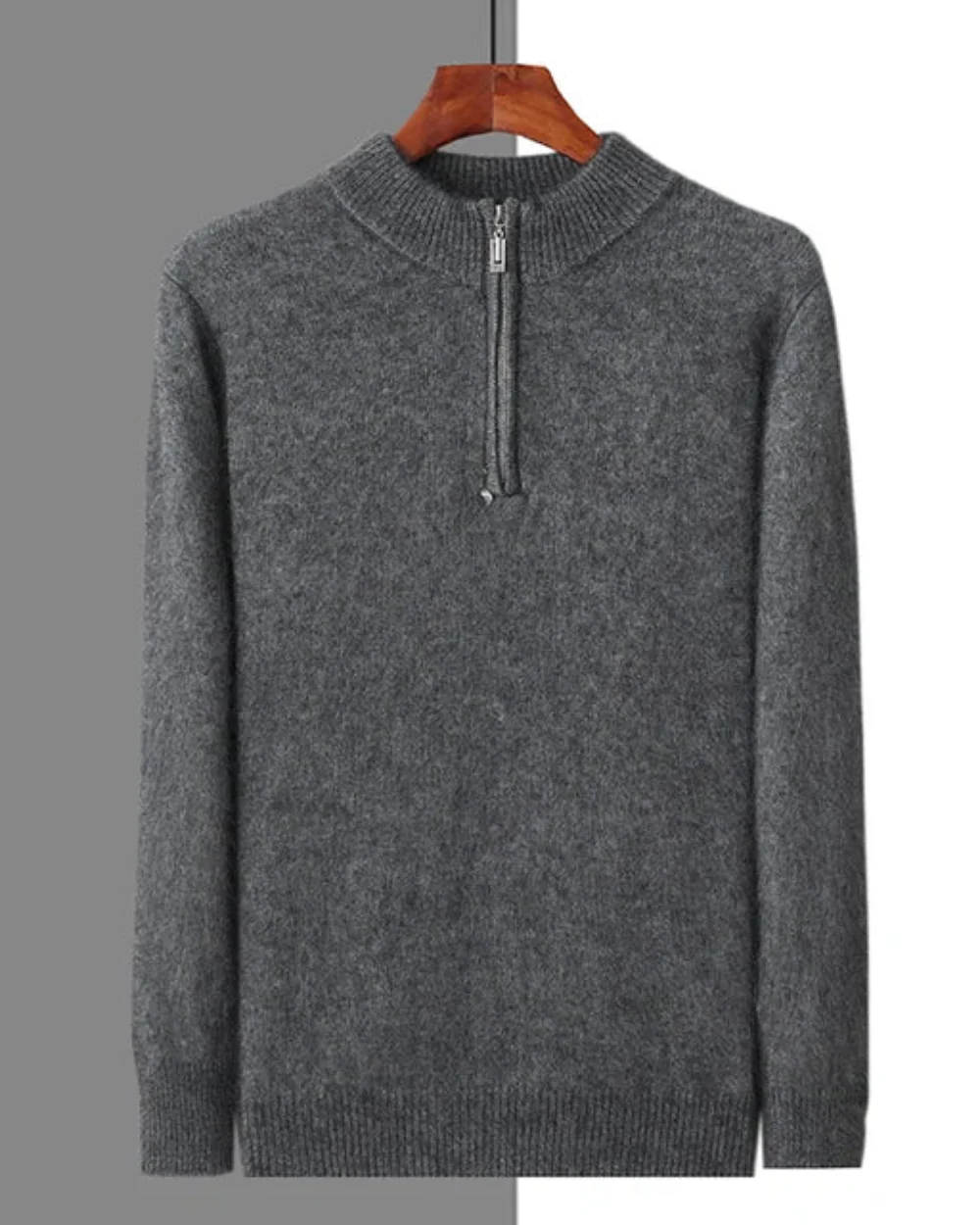 Ezra | Genève Cashmere Zip Up - Image 5