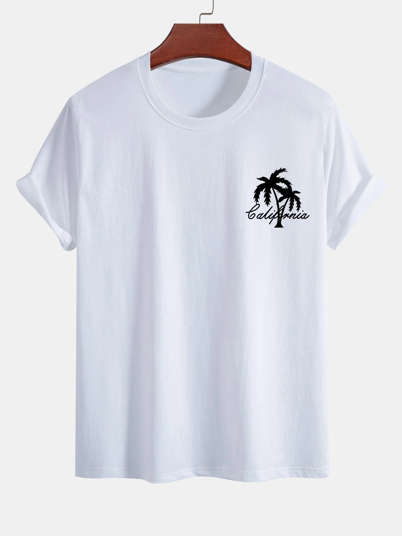 Federico® | Palm Tree Print Cotton T-Shirt & Swim Shorts - Image 7