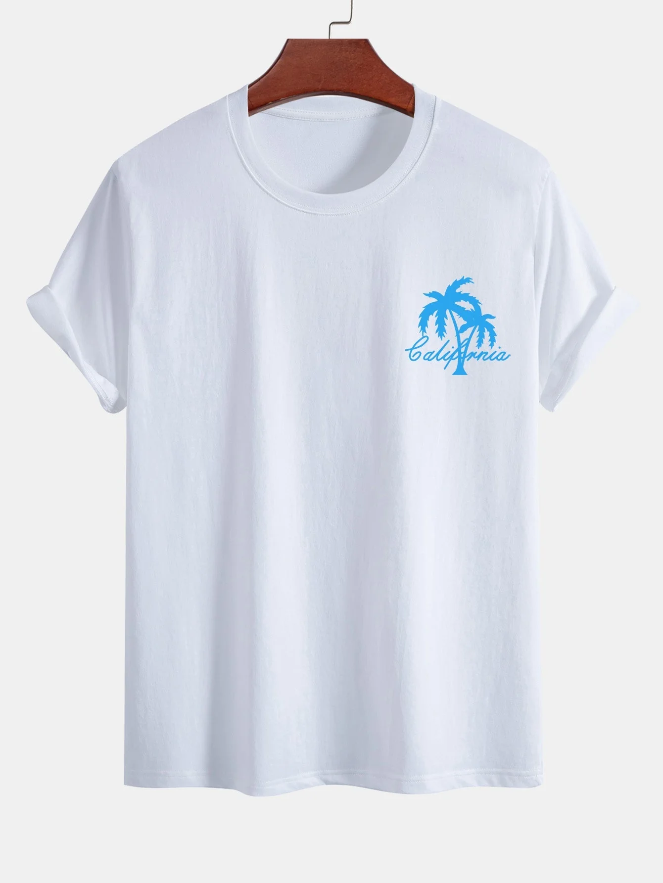 Federico® | Palm Tree Print Cotton T-Shirt & Swim Shorts - Image 9