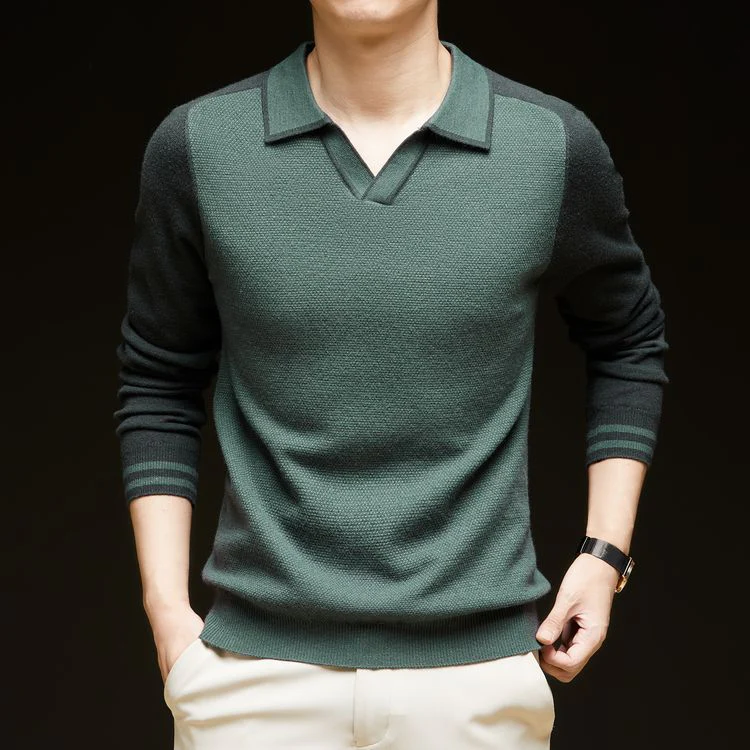 Felipe® | V-Neck Knit Sweater - Image 5