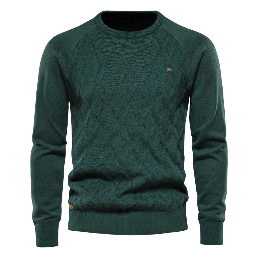 Fernando® | Men'S Sweater With Checked Design - Image 3