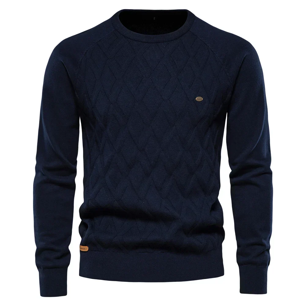 Fernando® | Men'S Sweater With Checked Design - Image 4