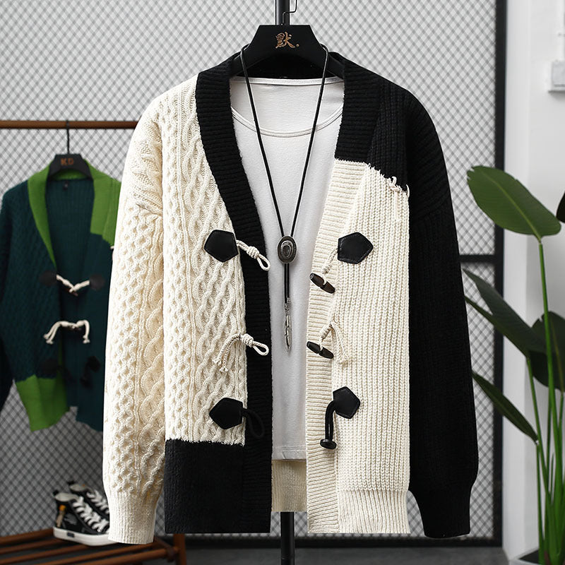 Filemón® | Patchwork Knit Cardigan - Image 3