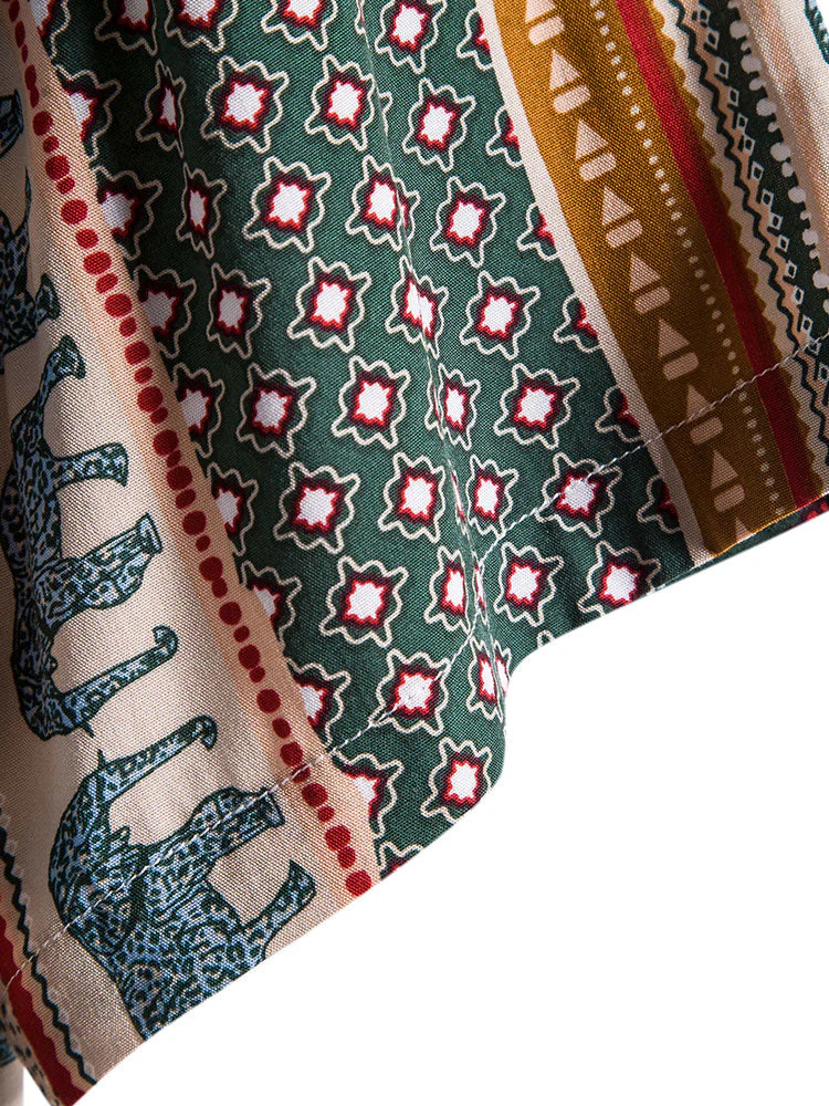 Finn® | Elephant Geometric Print Shirt - Image 11