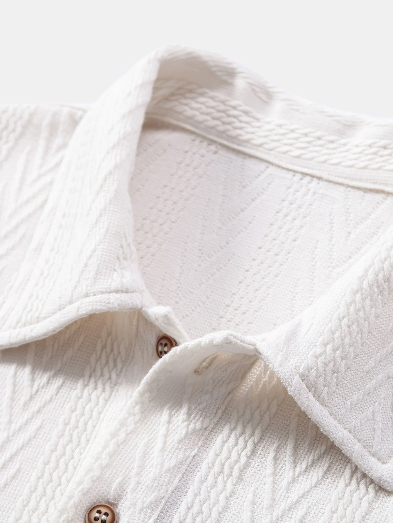 Finnegan® | Knitted Geometric Jacquard Polo - Image 14